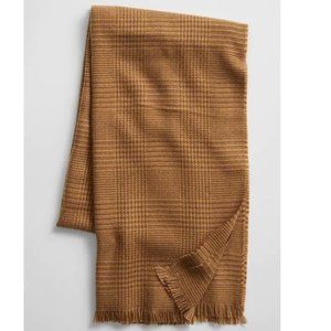 GAP Cozy Scarf Soft Knit, pattern: camel heather